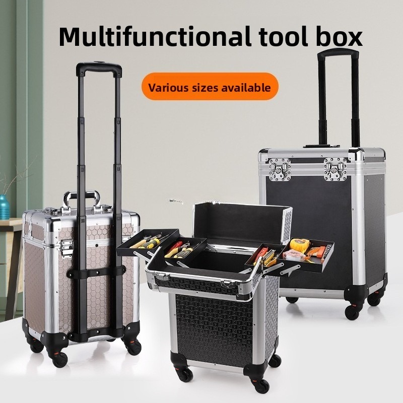 Hand Tools Maintenance Workshop - صندوق أدوات عربة متعدد الطبقات متعدد