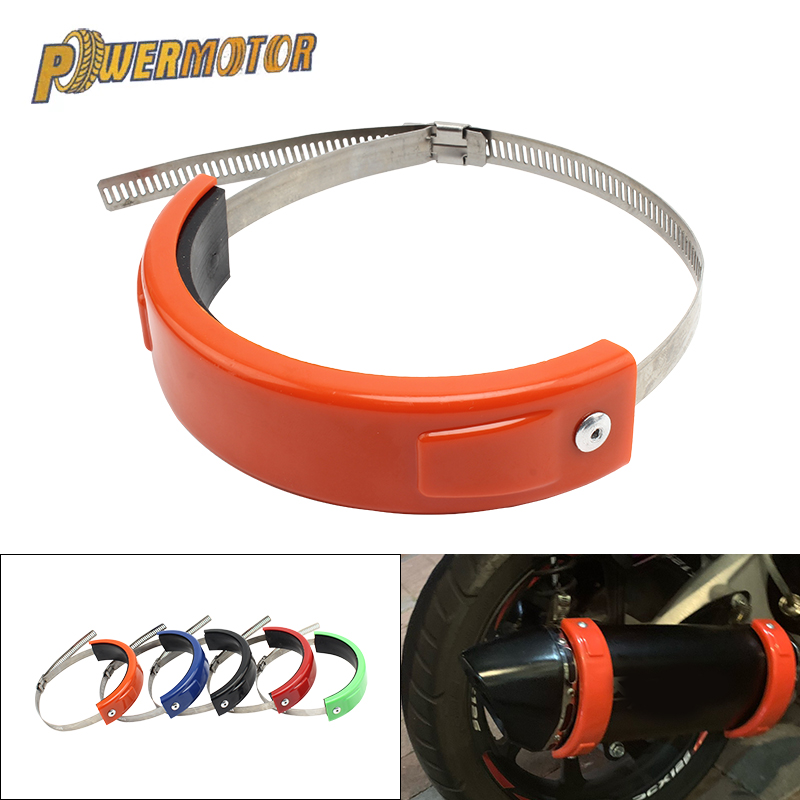 Pipe Clamp Bar - دراجة نارية مستديرة البيضاوي العادم الأنابيب