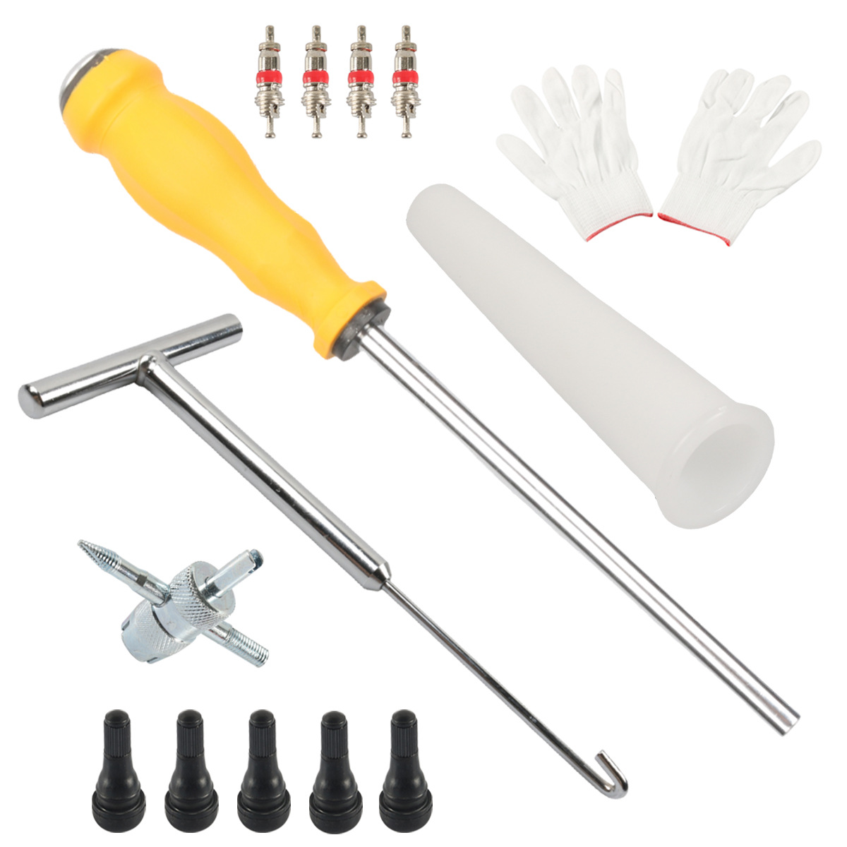 Common Tools In Workshop - طقم أدوات سحب وتركيب قلب الصمام