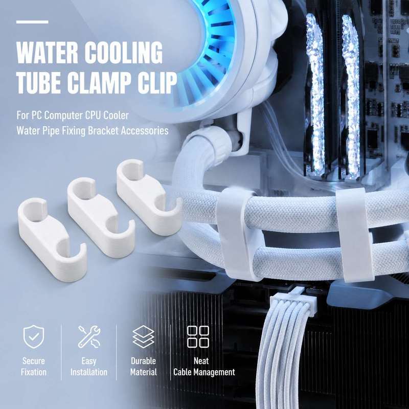 Pipe Clamp Bar - مشبك تثبيت أنابيب تبريد الكمبيوتر بالماء،