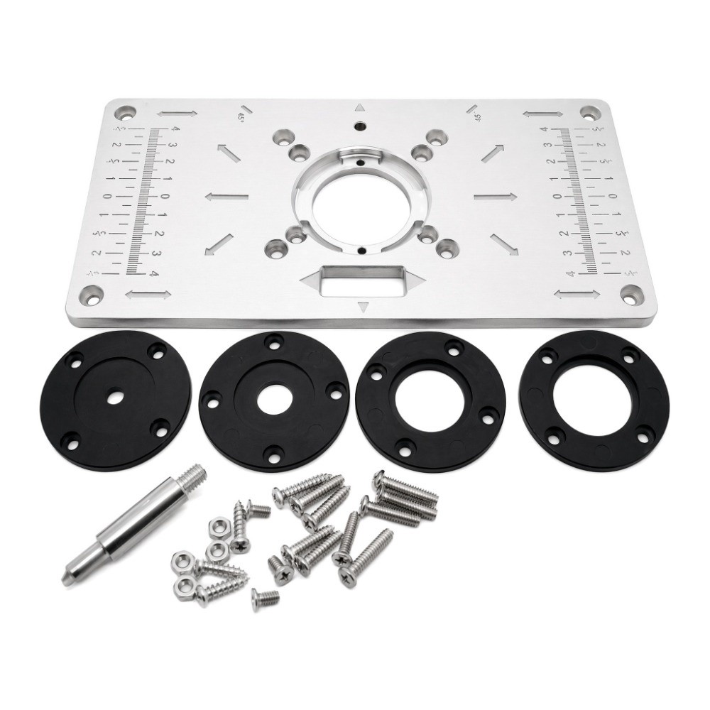 Router Table Insert - لوح إدخال لطاولة التوجيه من سبيكة