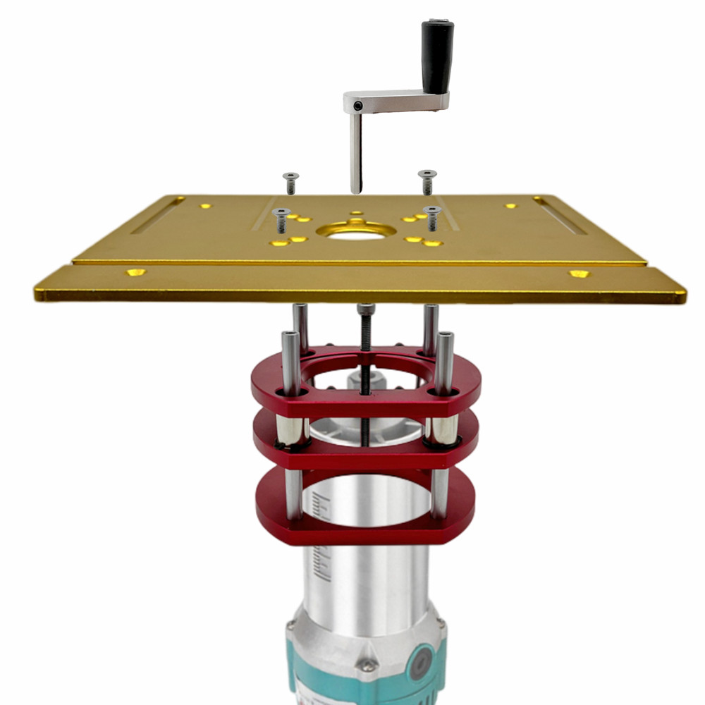 Router Table Insert - طقم رفع راوتر من الألومنيوم مع