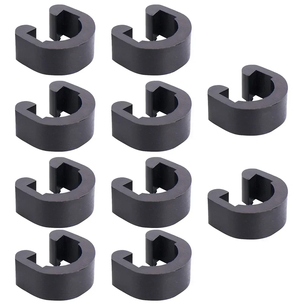 Pipe Clamp Bar - 10 قطعة دراجة C-مقاطع مشبك كابل