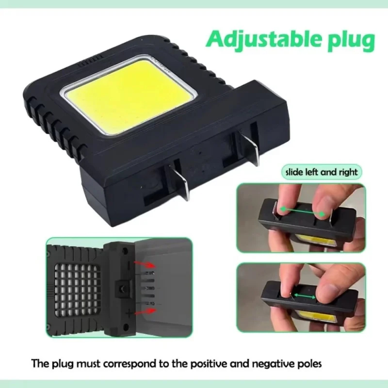 Common Tools In Workshop - مصباح عمل LED لبطاريات ماكيتا وميلووكي