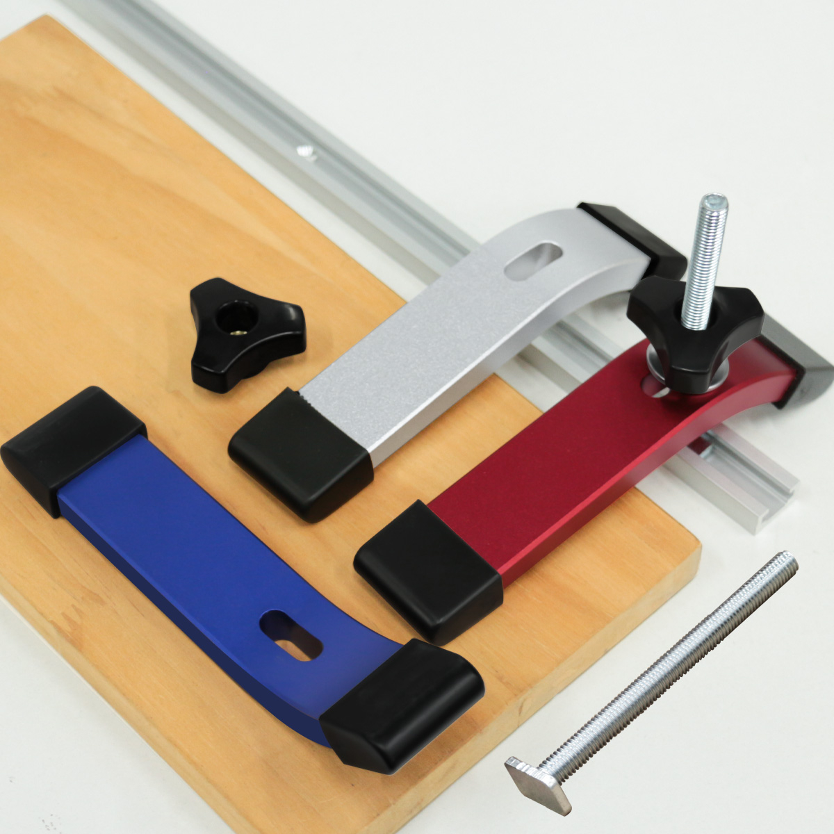 Router Table Insert - 1 قطعة T-المسار اضغط باستمرار المشبك