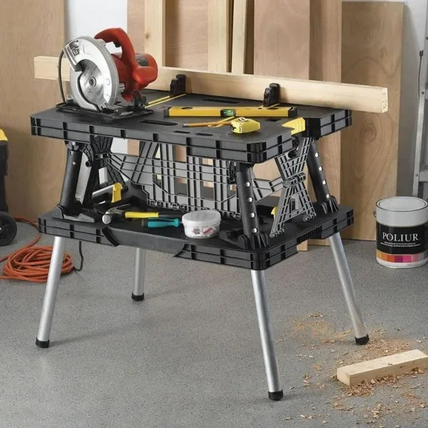 Workbench Portable Fold - منضدة تخزين أدوات طاولة العمل المحمولة