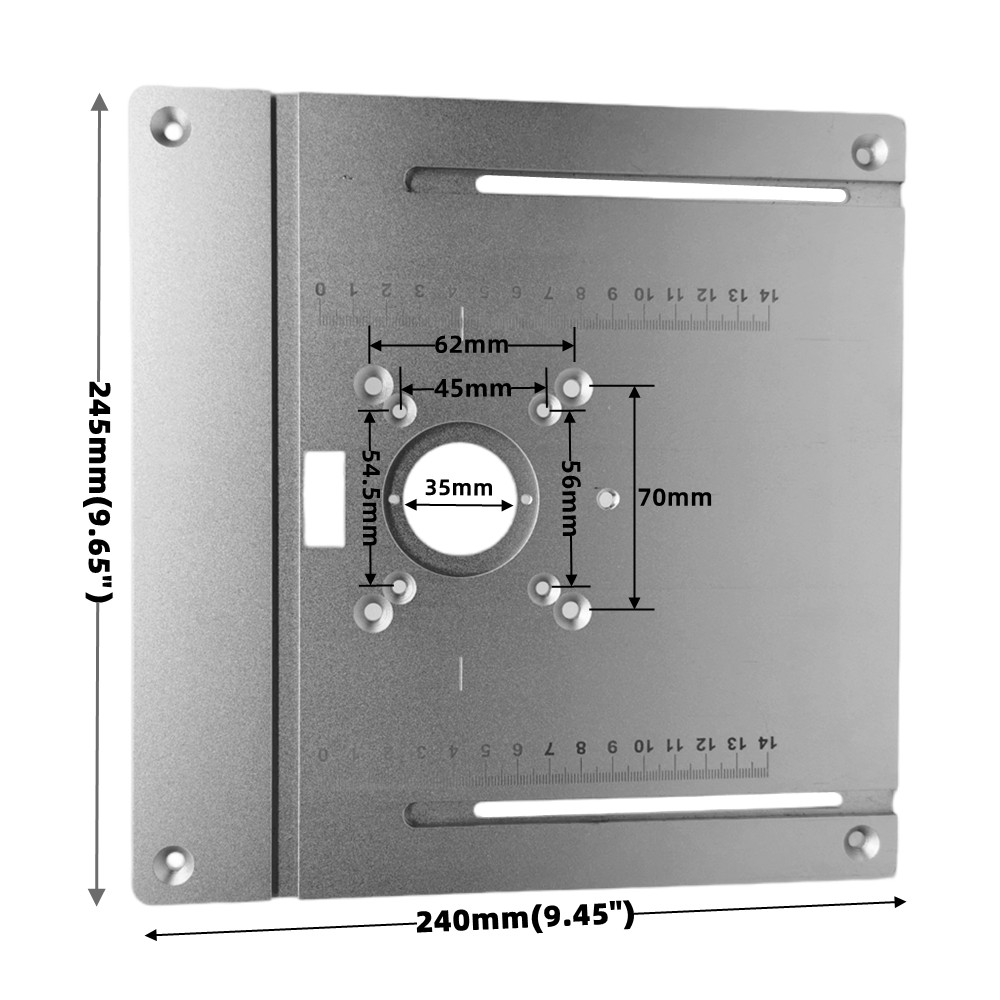 لوحة إدراج طاولة توجيه الألومن - مراجعة Router Table Insert وسعره