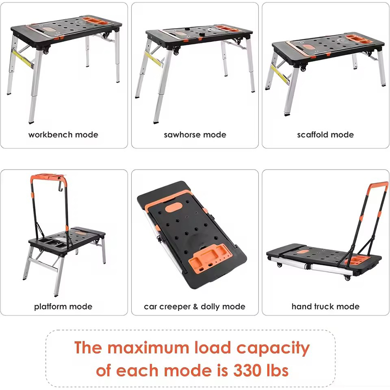 عربة متعددة الوظائف قابلة للطي - مراجعة Workbench Portable Fold وسعره