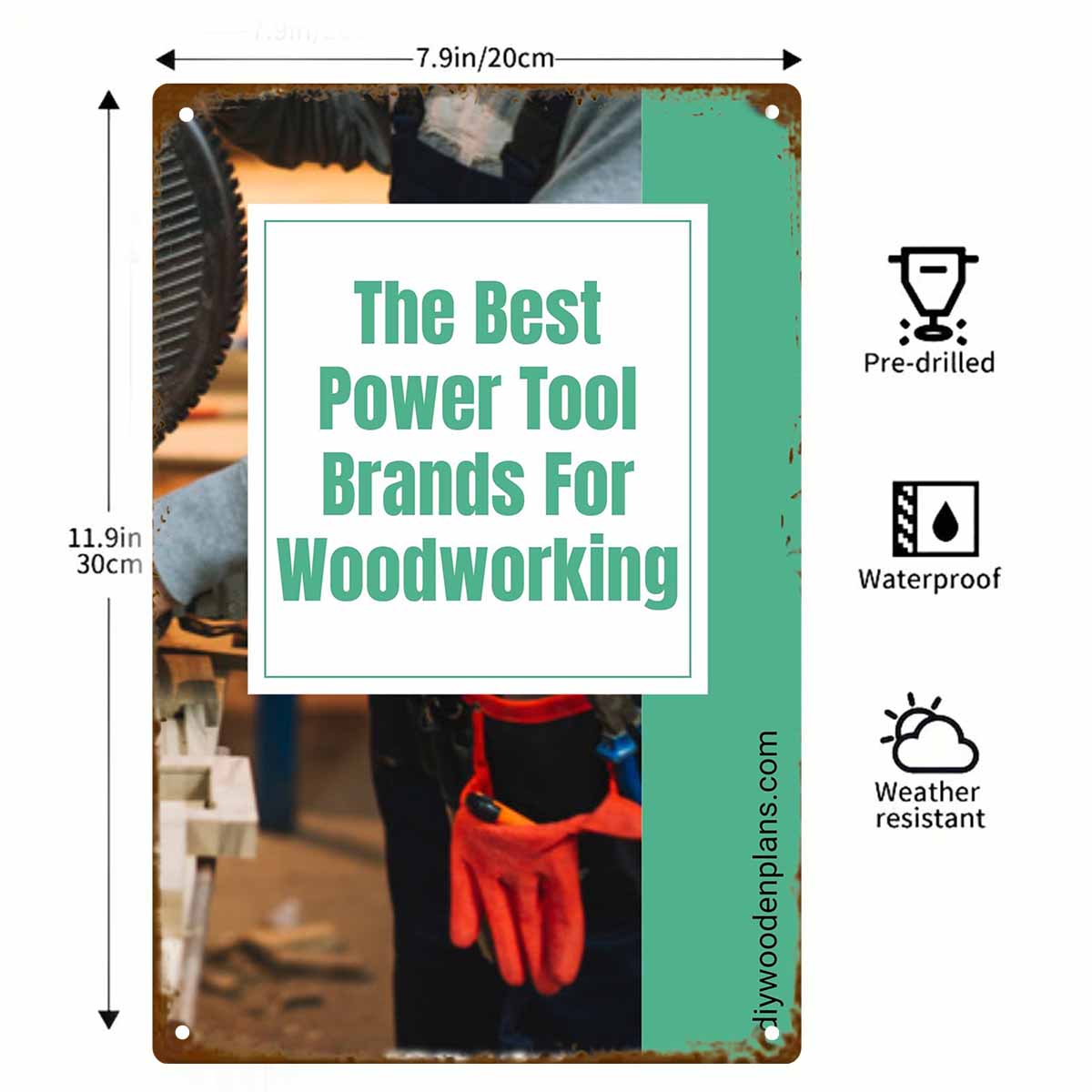 لافتة جدارية معدنية مسطحة ثنائ - مراجعة Best Tools For Workshop وسعره
