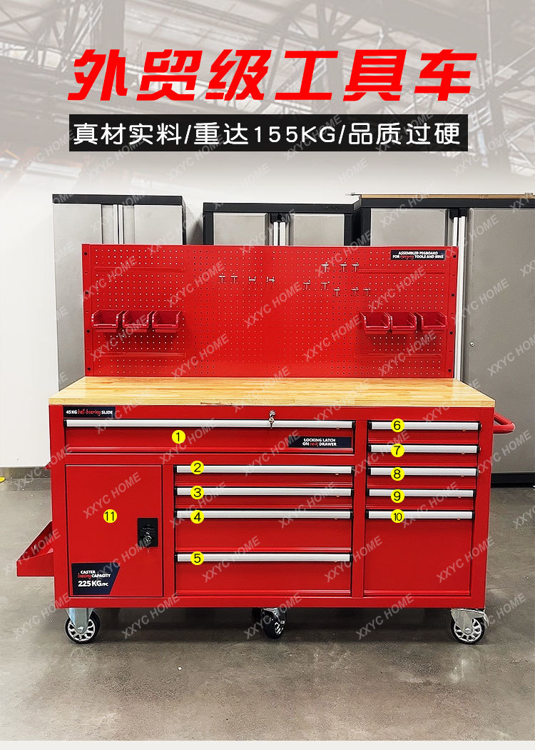 عربة أدوات AAUS ورشة عمل ثقيلة - مراجعة Hand Tools Maintenance Workshop وسعره