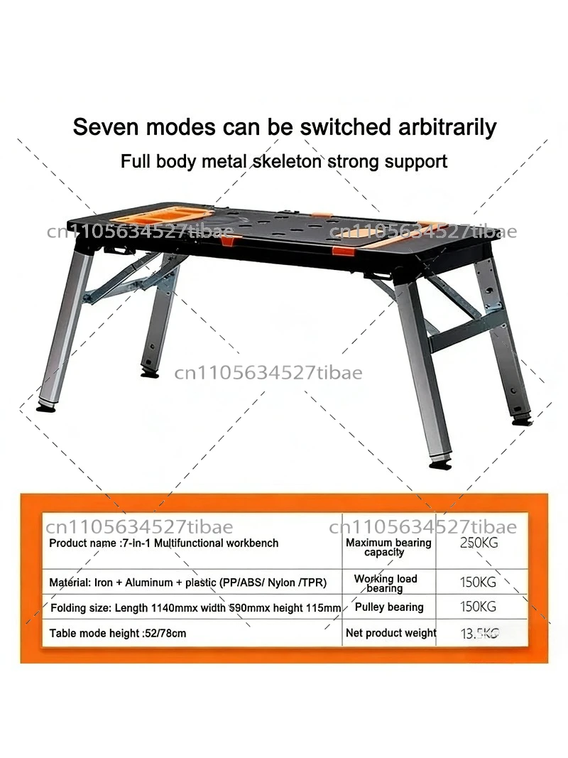 طاولة عمل محمولة قابلة للطي 7  - مراجعة Workbench Portable Fold وسعره
