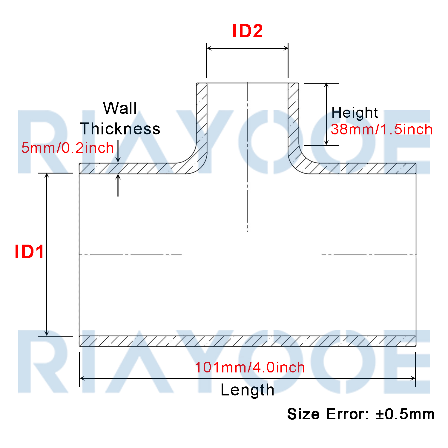 کے ساتھ 51-76mm T-Piece Silico - مراجعة Pipe Clamp Bar وسعره