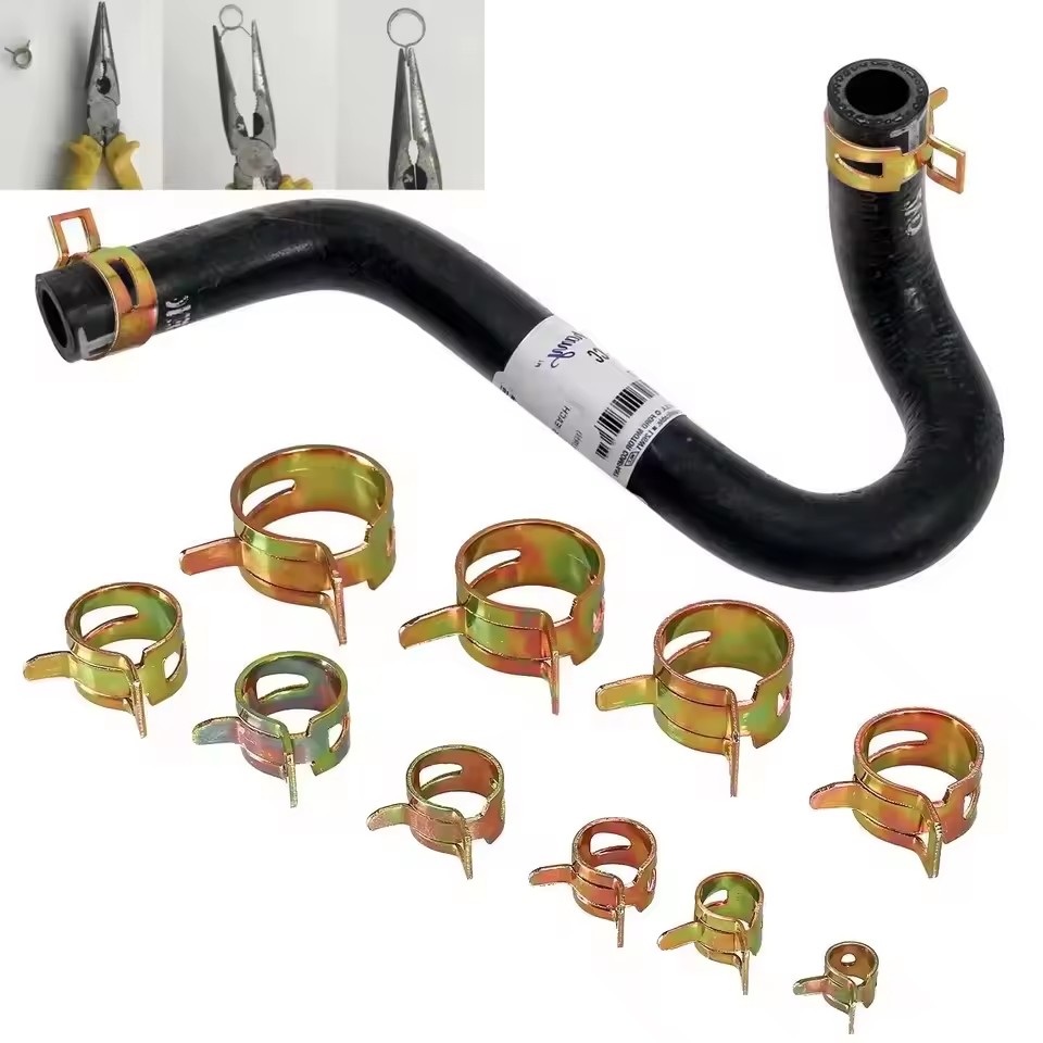 10-50 قطعة مشبك زنبركي للوقود  - مراجعة Pipe Clamp Bar وسعره