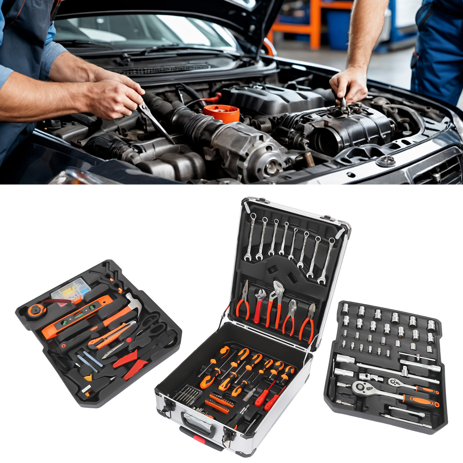 طقم أدوات إصلاح السيارات من ال - مراجعة Hand Tools Maintenance Workshop وسعره