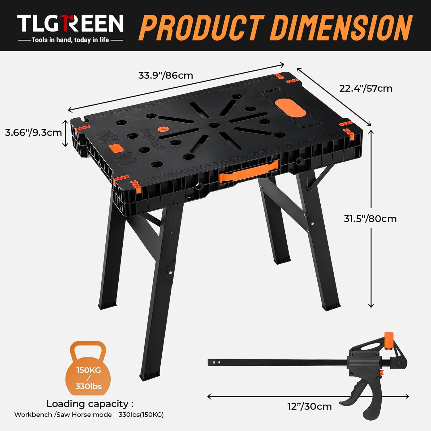 طاولة عمل قابلة للطي مع مشابك  - مراجعة Workbench Portable Fold وسعره