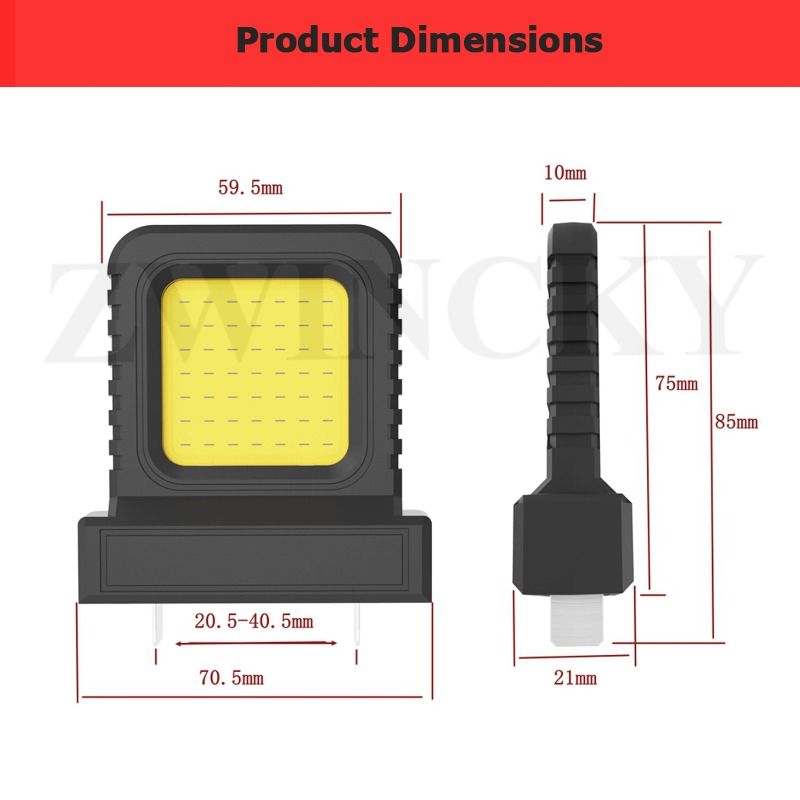 مصباح عمل LED لبطاريات ماكيتا  - مراجعة Common Tools In Workshop وسعره