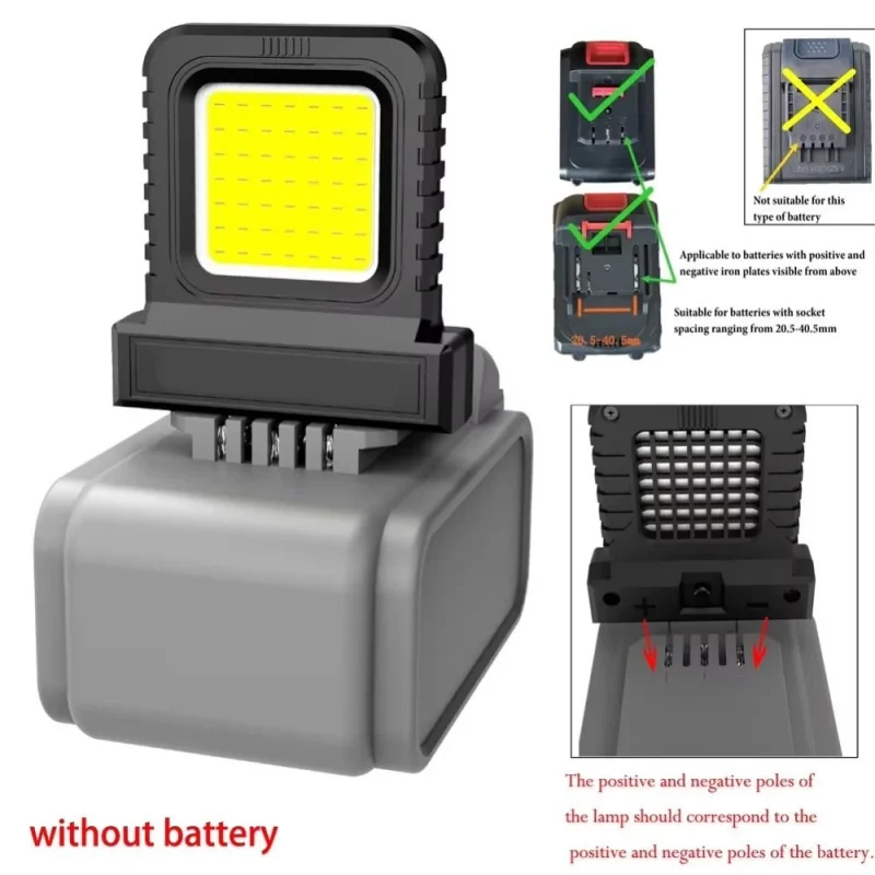 مصباح عمل LED لبطاريات ماكيتا  - مراجعة Common Tools In Workshop وسعره