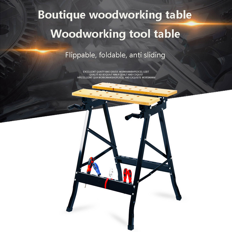 طاولة نجارة متعددة الوظائف قاب - مراجعة Workbench Portable Fold وسعره