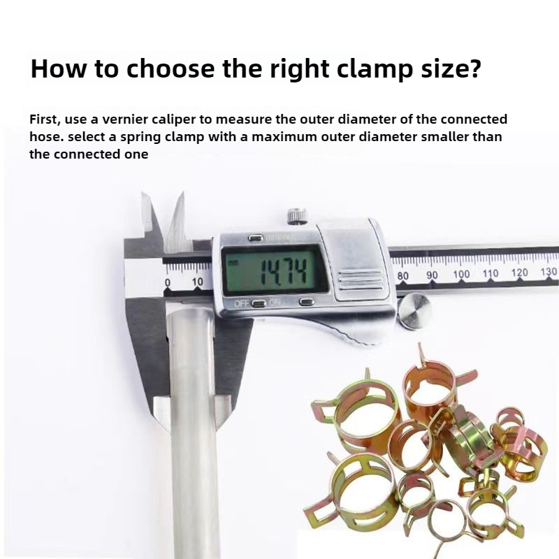 مشابك زنبركية 5 مم 6 مم 7 مم 8 - مراجعة Pipe Clamp Bar وسعره