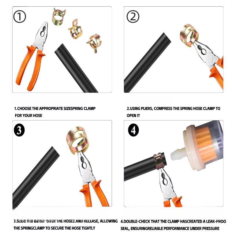 مشابك زنبركية 5 مم 6 مم 7 مم 8 - مراجعة Pipe Clamp Bar وسعره