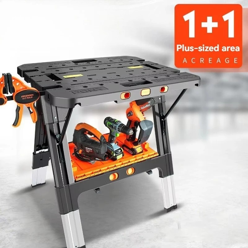 طاولة عمل محمولة قابلة للطي مع - مراجعة Workbench Portable Fold وسعره