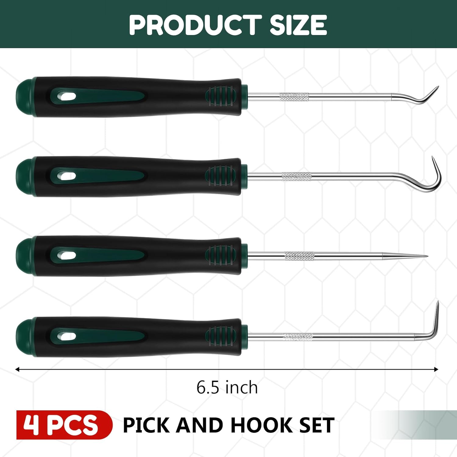 4 قطعة مجموعة اختيار وخطاف مجم - مراجعة Workshop Tools Kit وسعره